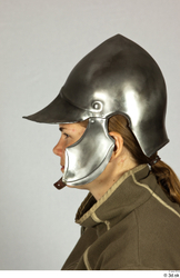 Head Woman White Historical Helmet Costume photo references